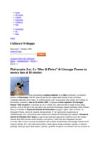 Le “Idee di Pietra” di Giuseppe Penone in mostra fino al 18 ottobre