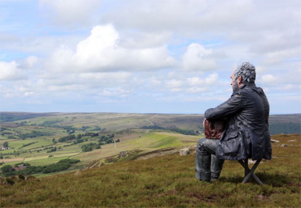 Seated man on a stool, 2016