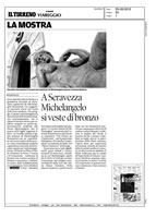 A Seravezza Michelangelo si veste di bronzo