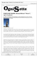 Forte dei Marmi. Richard Brixel: “Power”, opere in piazza