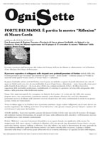 Forte dei Marmi. E' partita la mostra “Riflexion” di Mauro Corda