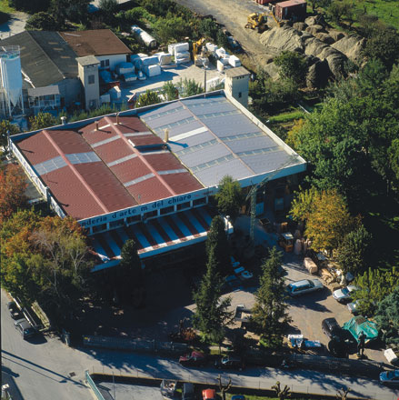 Aerial view of the Foundry in via delle Iare, 2006