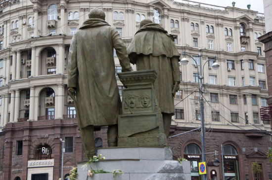 Portrait de Konstantin Sergeevič Stanislavskij et Vladimir Nemerovich Danchenko