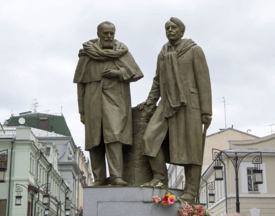 Portrait de Konstantin Sergeevič Stanislavskij et Vladimir Nemerovich Danchenko