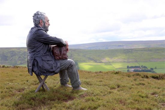 Seated man on a stool, 2016